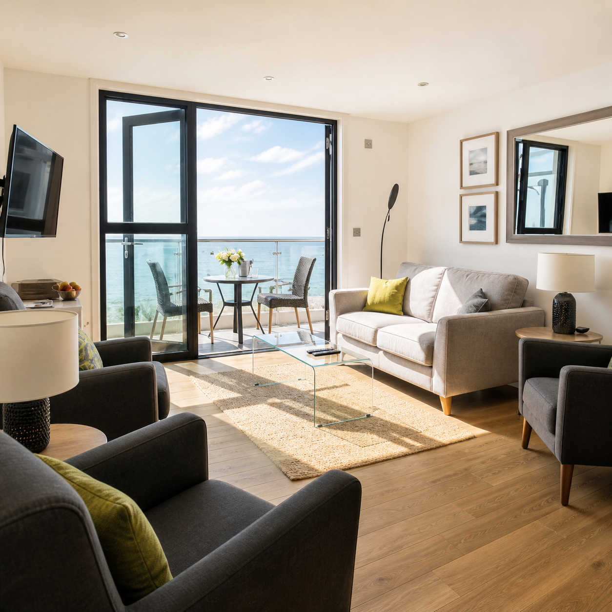 Open-plan lounge